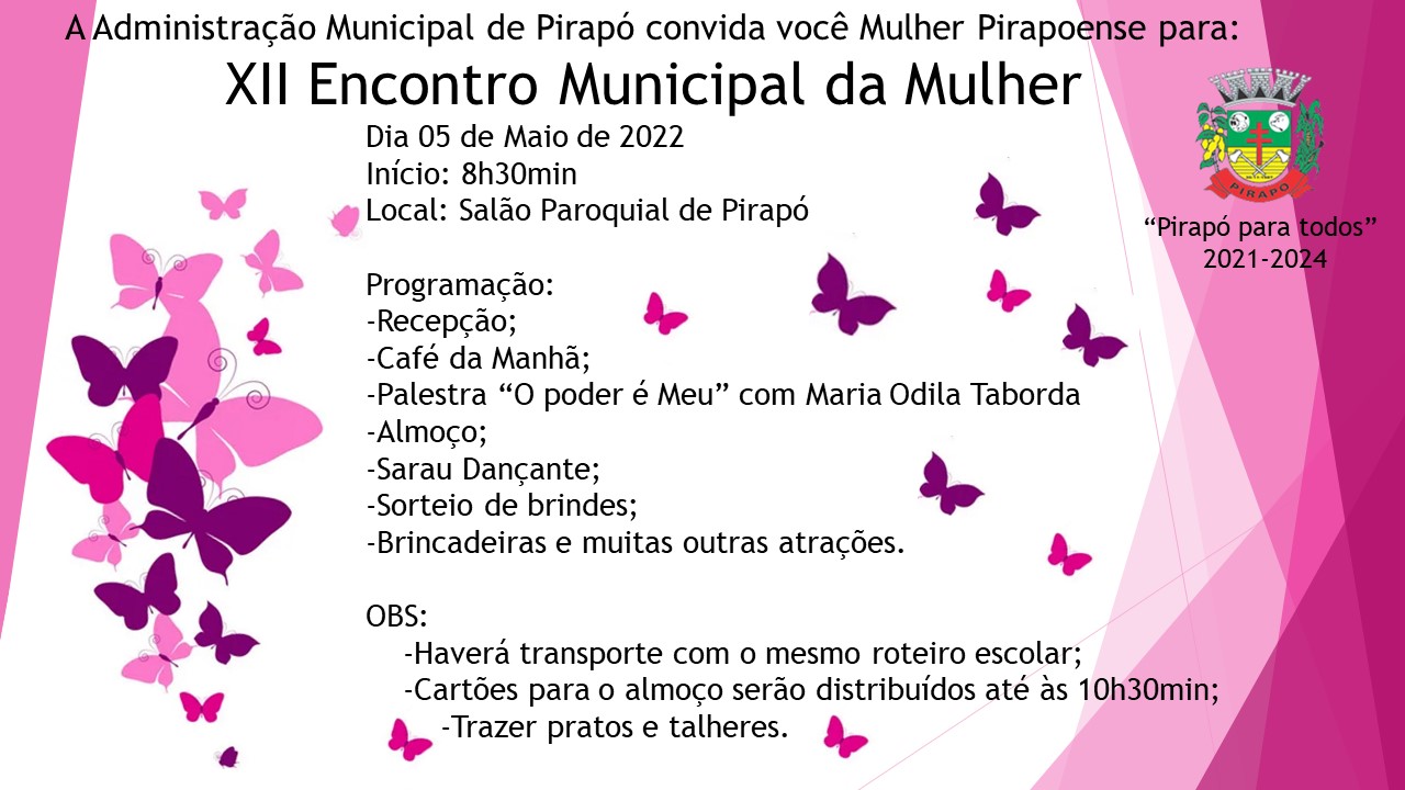 XII ENCONTRO DA MULHER